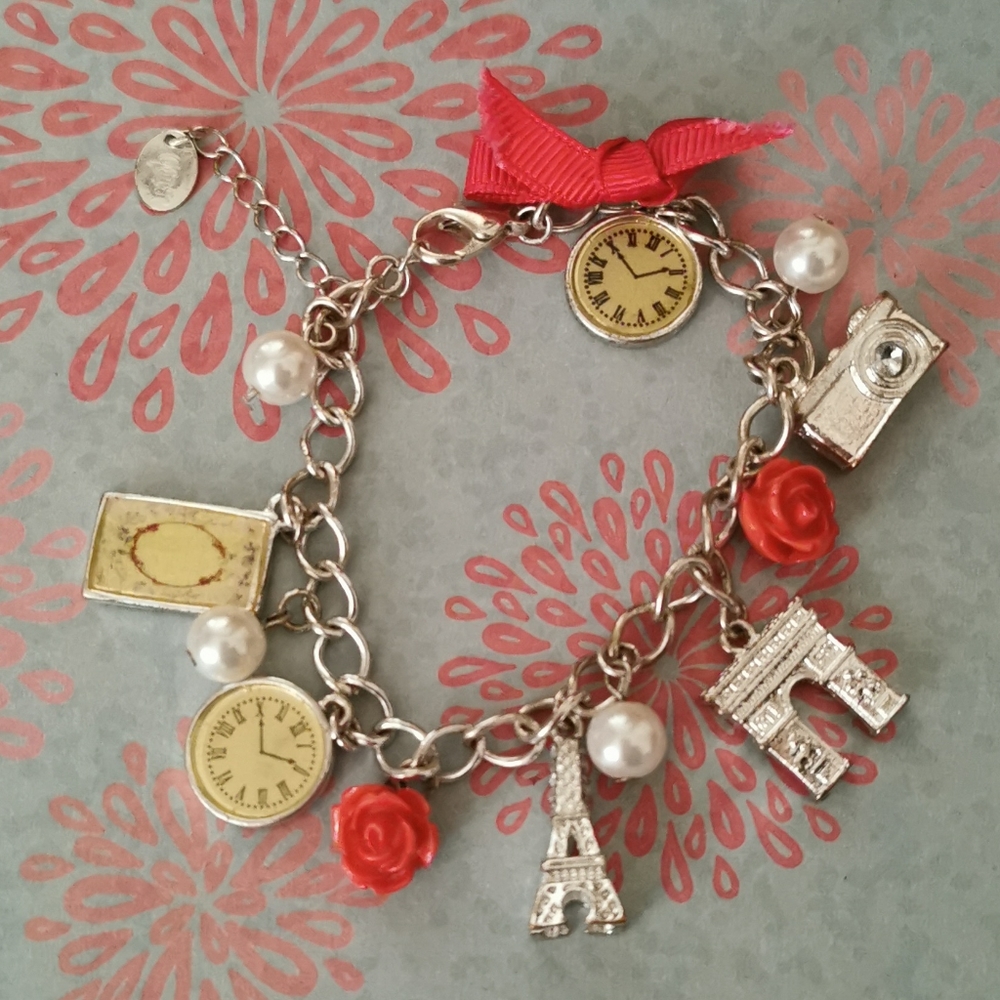 Paris charm bracelet